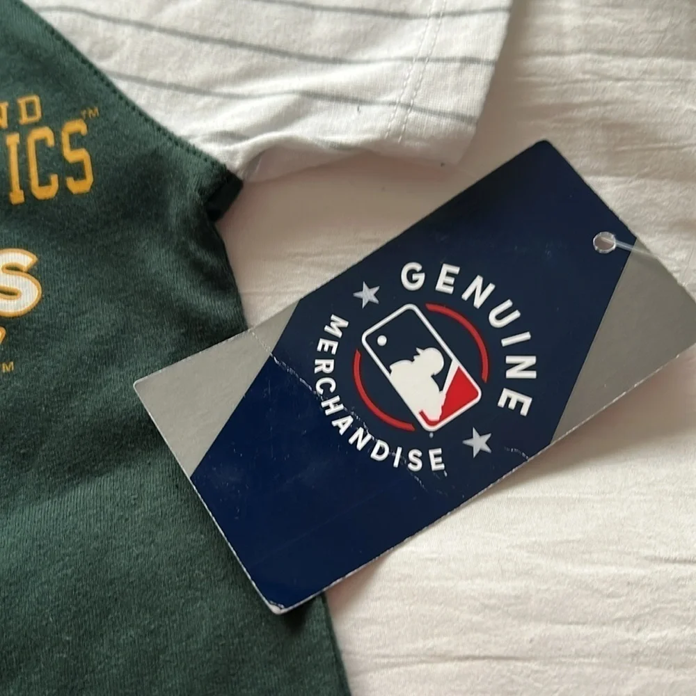 MLB Bodysuit One Piece Romper Infants 3M Oakland A's Athletics - New with tags